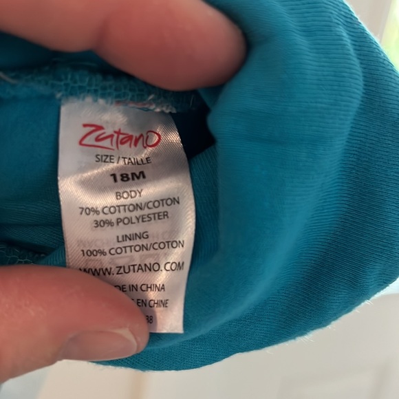 NEW Bright Blue 18 mo Zutano booties - Picture 3 of 3